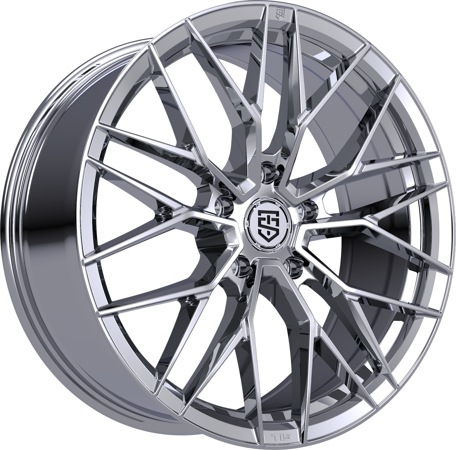17x7.5 TIS Motorsports 505C Chrome 5x120 +35 offset 73.1 hub 505C-7751235