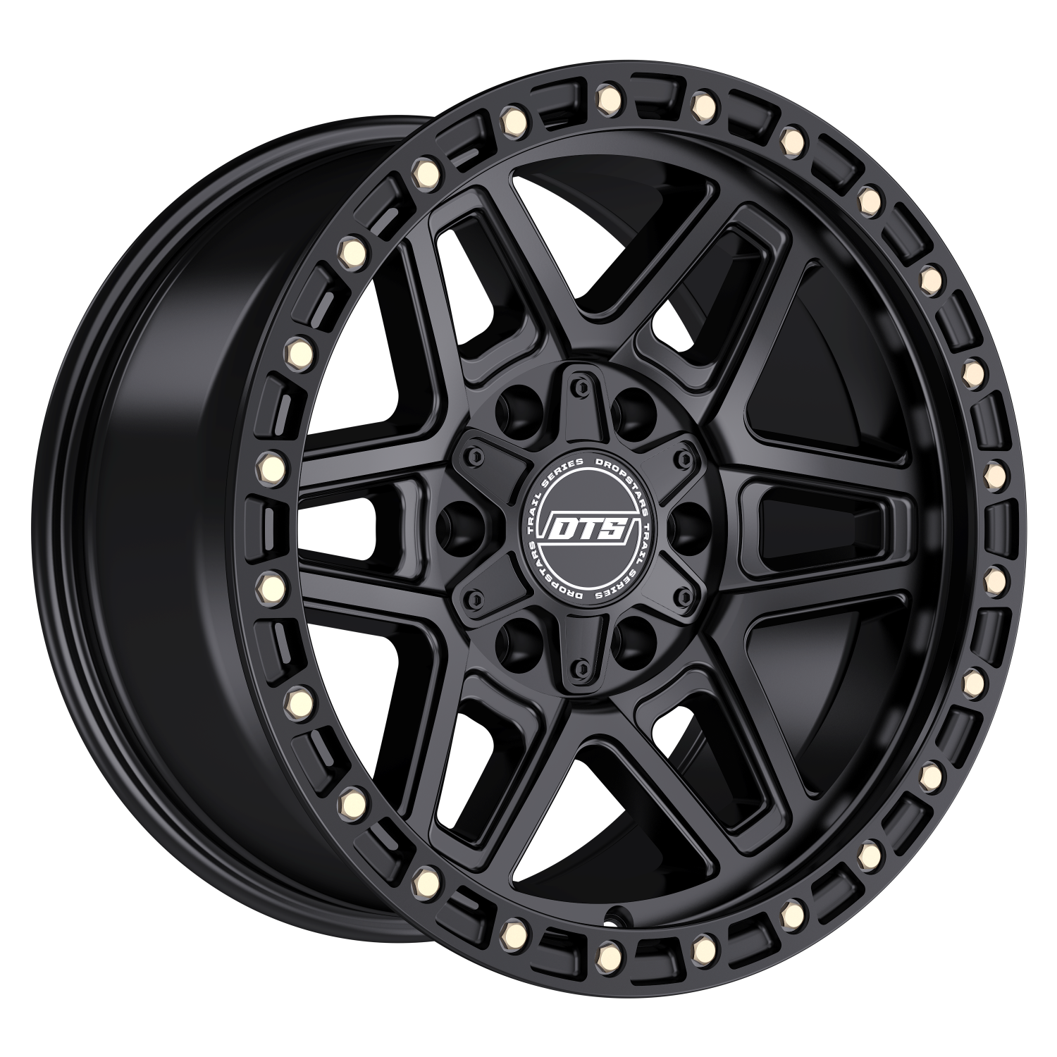 17x9 Dropstars Trail Series 602SB Satin Black 6x135 / 6x5.5 -12 offset 106.2 hub 602SB-7906812