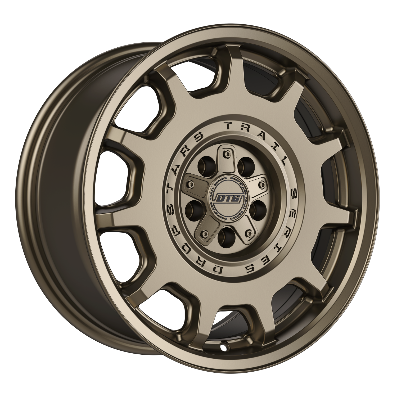 18x8 Dropstars Trail Series 607BZ Satin Bronze 5x108 / 5x4.5 +35 offset 73.1 hub 607BZ-8801435