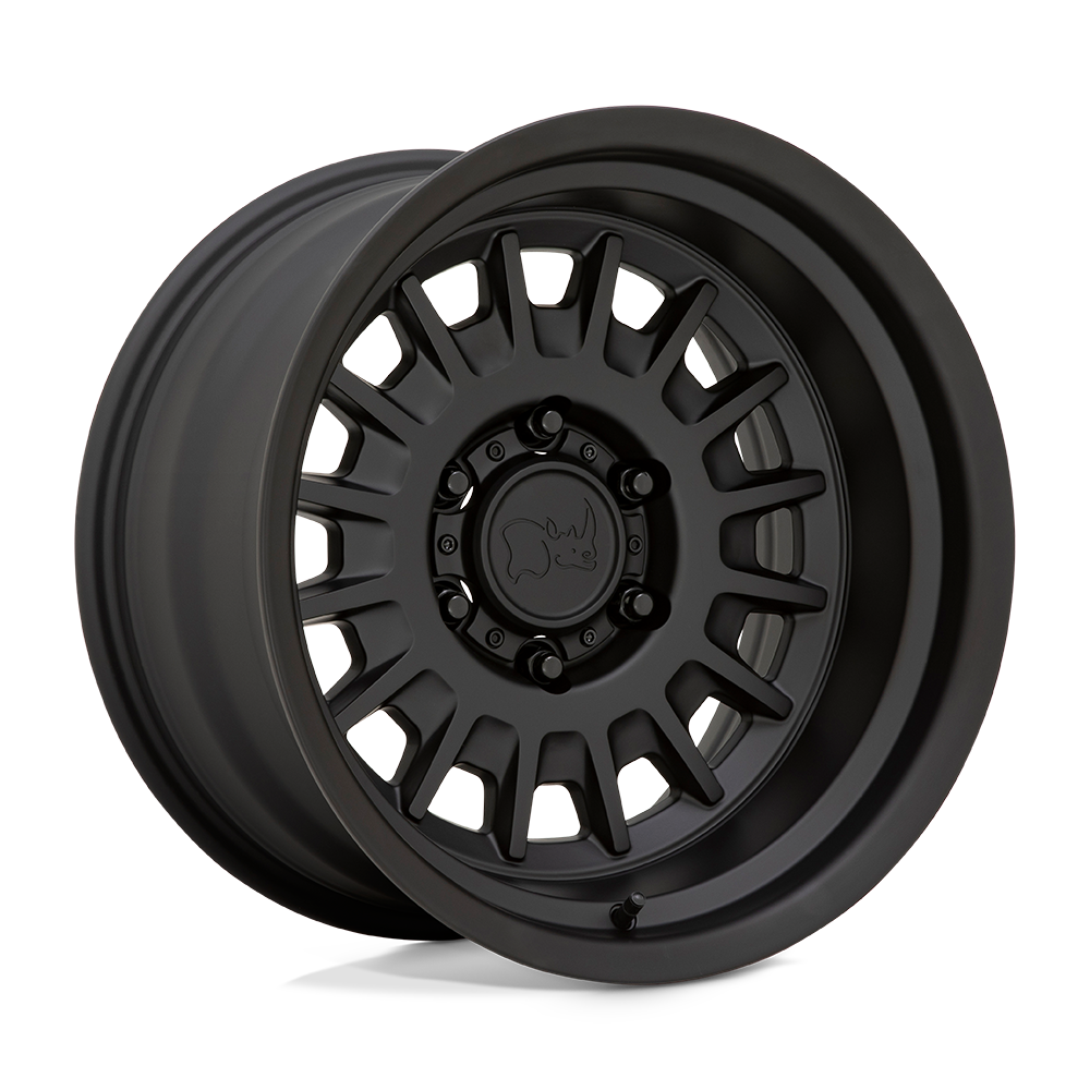 17x8.5 Black Rhino Hard Alloys ALISO 6x139.7 -10 offset 106.1 hub BLACK - 1785ALS-06140M06