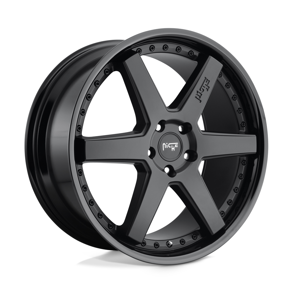 19x10 Niche Wheels M192 ALTAIR 5x114.3 40 offset 72.56 hub BLACK - M192190065+40