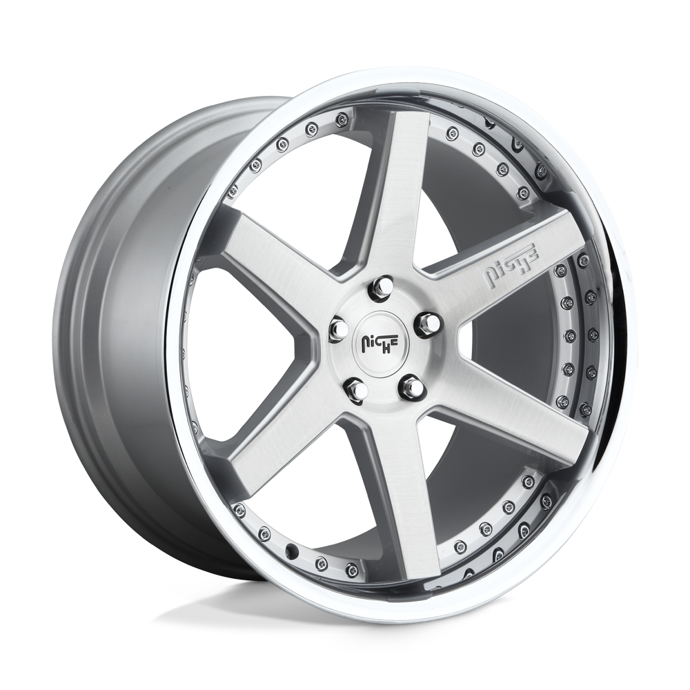 20x10.5 Niche Wheels M193 ALTAIR 5x120 35 offset 72.56 hub SILVER - M193200521+35