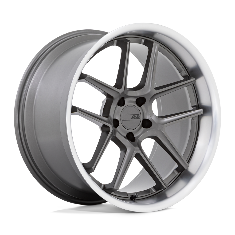 20x9.5 American Racing Wheels AR942 BISHOP 5x115 15 offset 71.5 hub GRAY - AR942AD20951515
