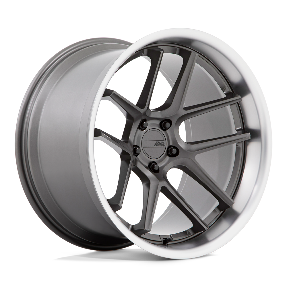 20x12 American Racing Wheels AR942 BISHOP 5x115 6 offset 71.5 hub GRAY - AR942AD20121506