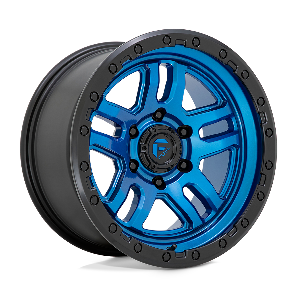 17x9 Fuel Offroad Wheels D790 AMMO 6x139.7 -12 offset 106.1 hub BLUE - D79017908445