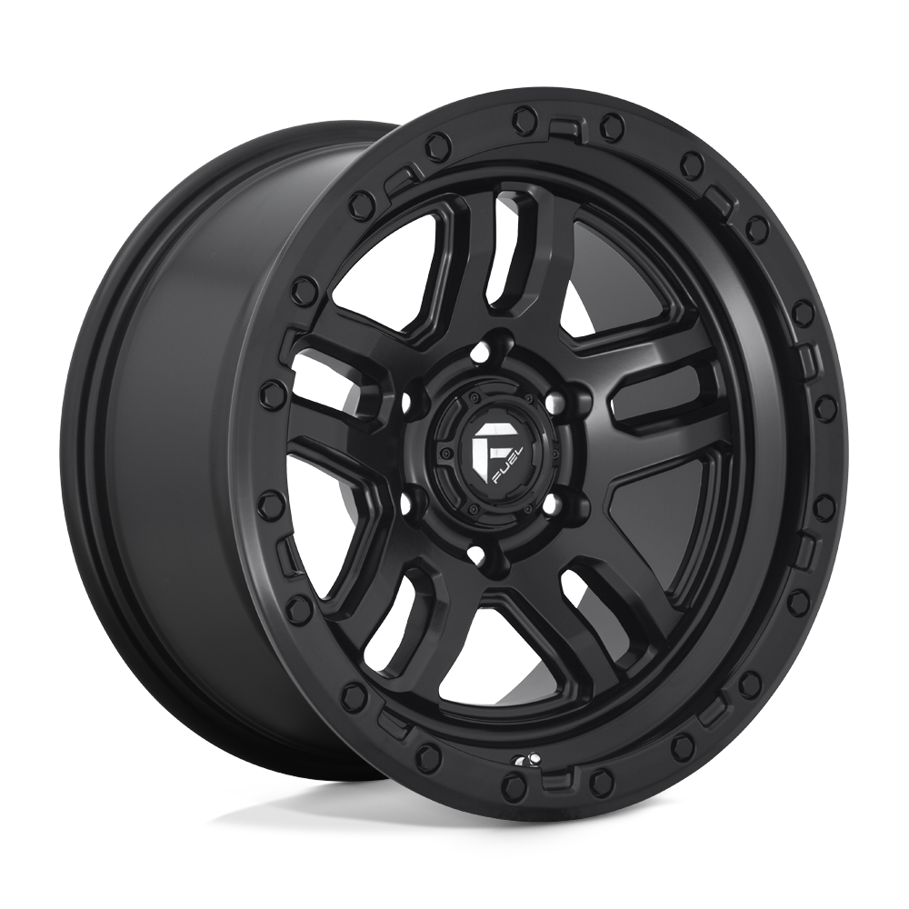 18x9 Fuel Offroad Wheels D700 AMMO 6x139.7 -12 offset 106.1 hub BLACK - D70018908445
