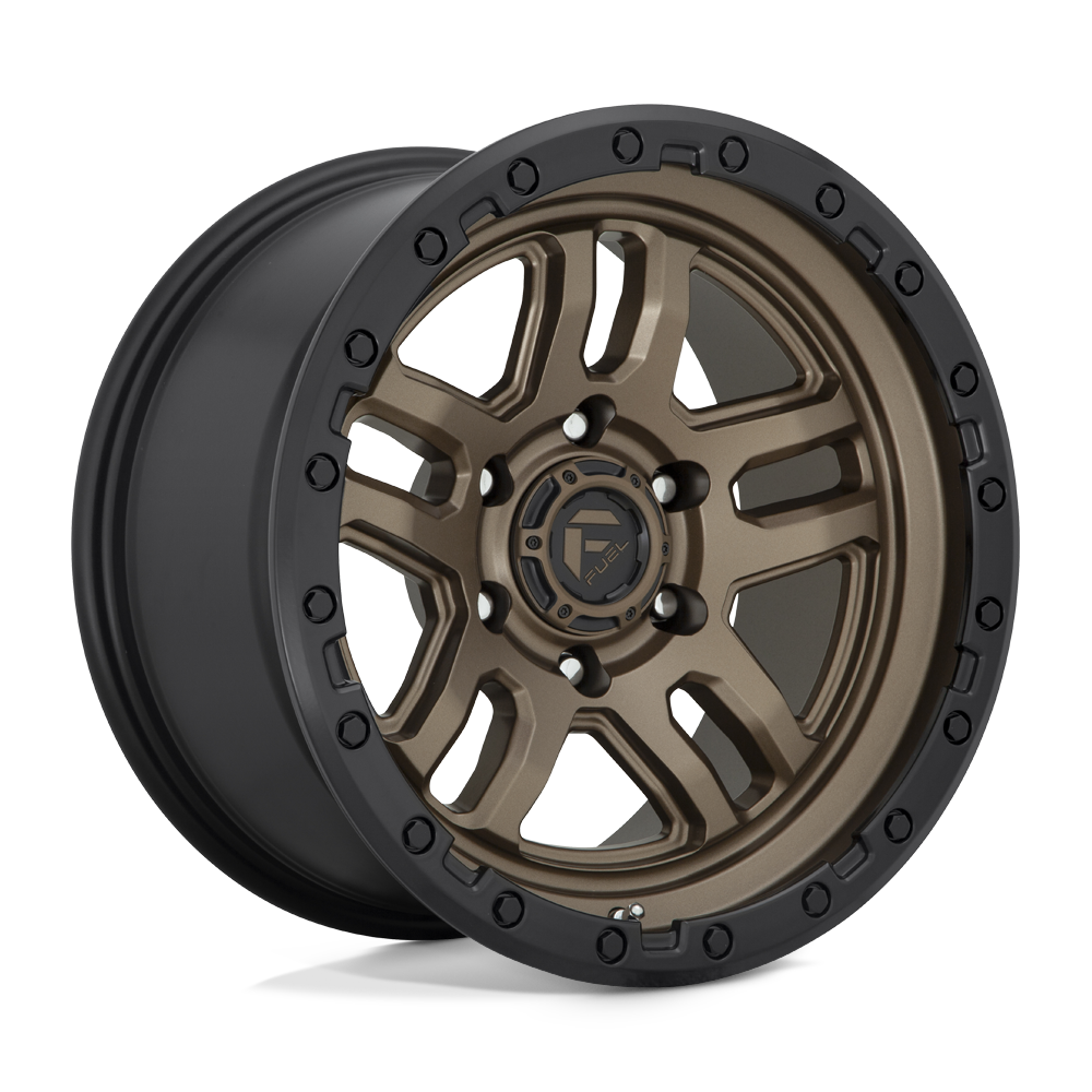 18x9 Fuel Offroad Wheels D702 AMMO 6x139.7 1 offset 106.1 hub BRONZE - D70218908450