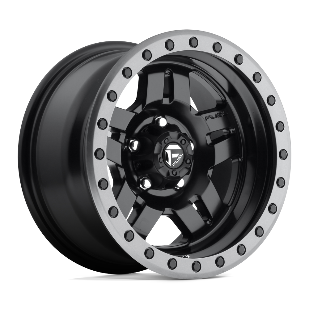 15x8 Fuel Offroad Wheels D557 ANZA 5x114.3 -18 offset 72.56 hub BLACK - D55715806537