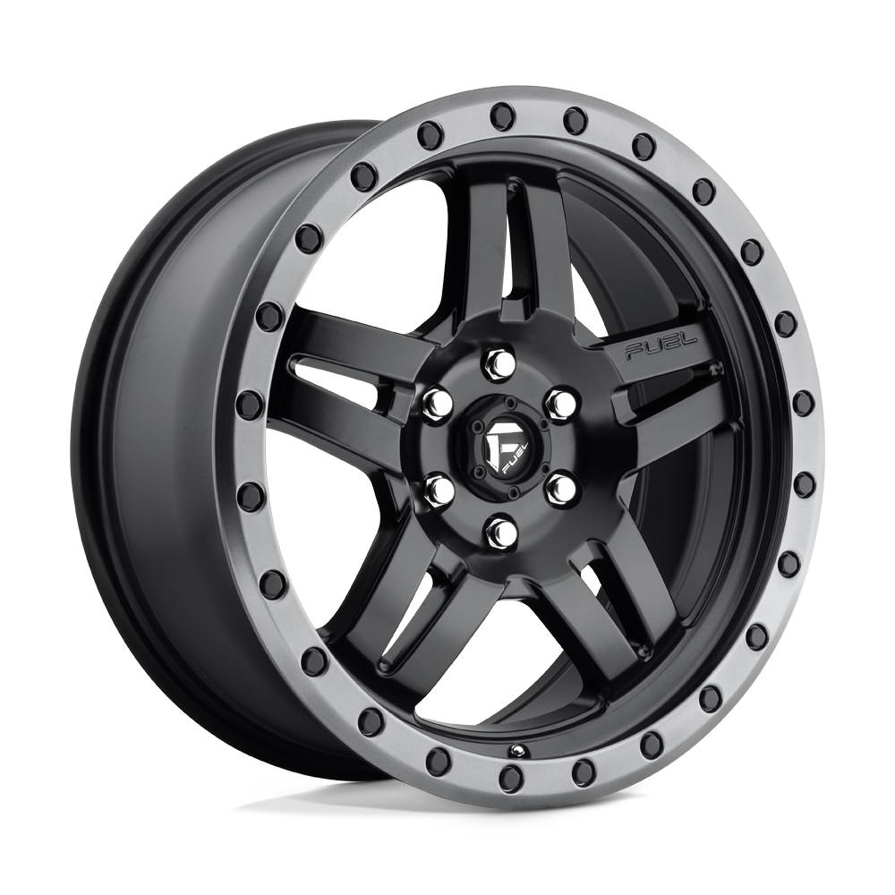 18x8 Fuel Offroad Wheels D557 ANZA 6x120 27 offset 67.06 hub BLACK - D55718809455