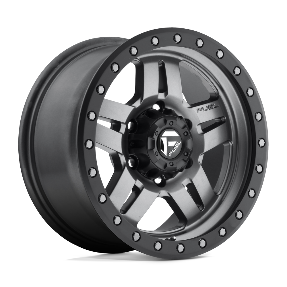 16x8 Fuel Offroad Wheels D558 ANZA 6x139.7 1 offset 108 hub GRAY - D55816808345