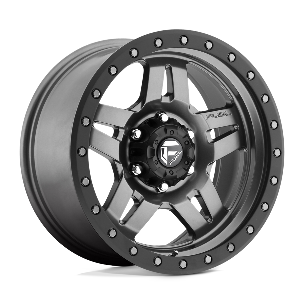 17x8.5 Fuel Offroad Wheels D558 ANZA 6x139.7 6 offset 108 hub GRAY - D55817858350