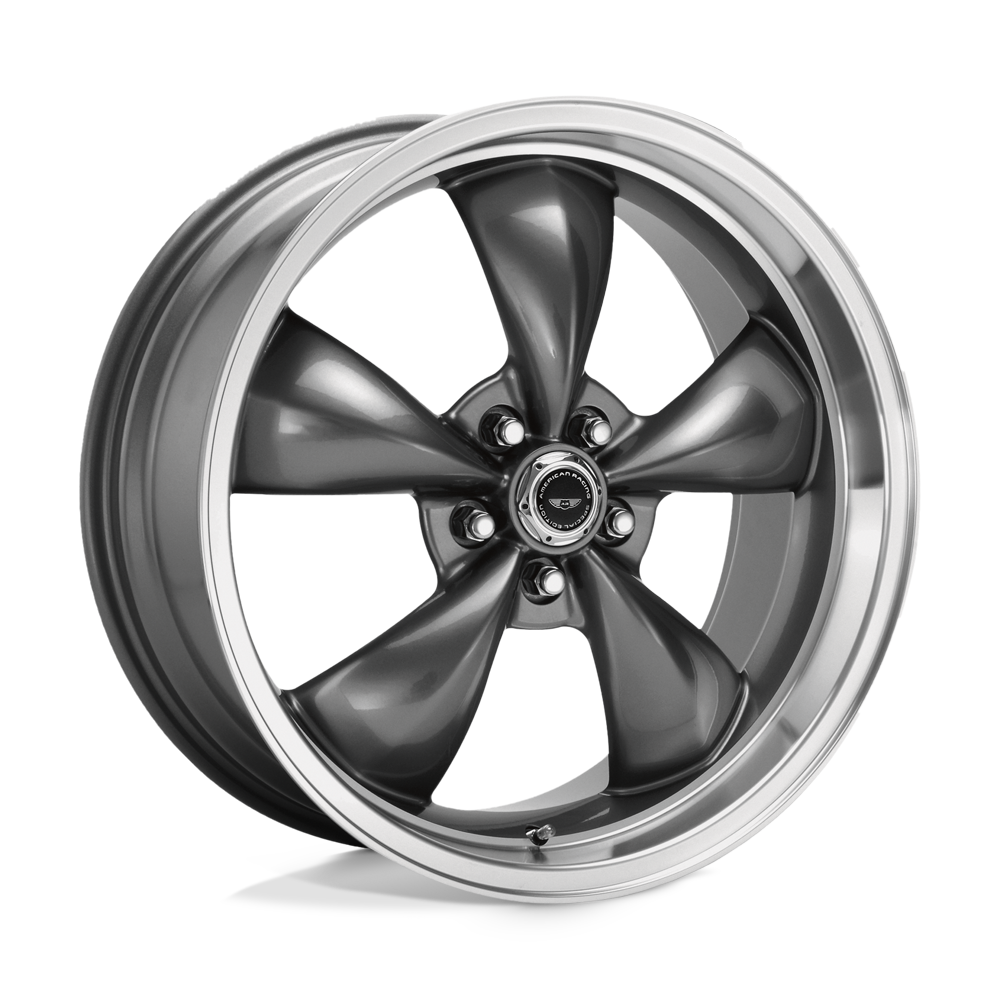 17x7.5 American Racing Wheels AR105 TORQ THRUST M 5x110 45 offset 65.07 hub GRAY - AR105M77552A