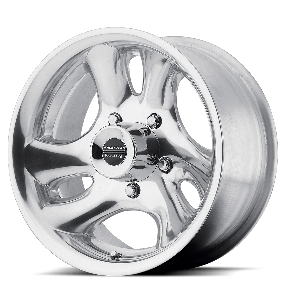 15x8 American Racing Wheels AR136 VENTURA 5x114.3 -19 offset 83.06 hub POLISHED - AR1365865
