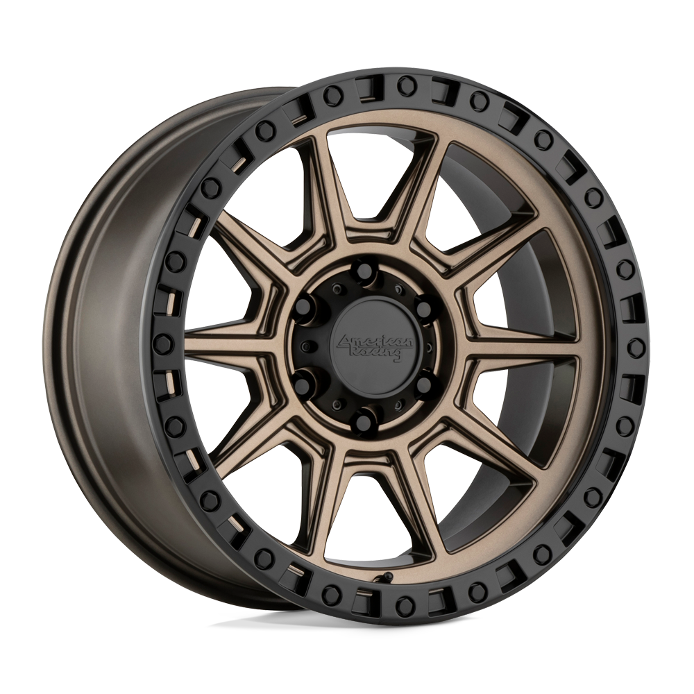 18x9 American Racing Wheels AR202 6x139.7 0 offset 106.1 hub BRONZE - AR20289068600