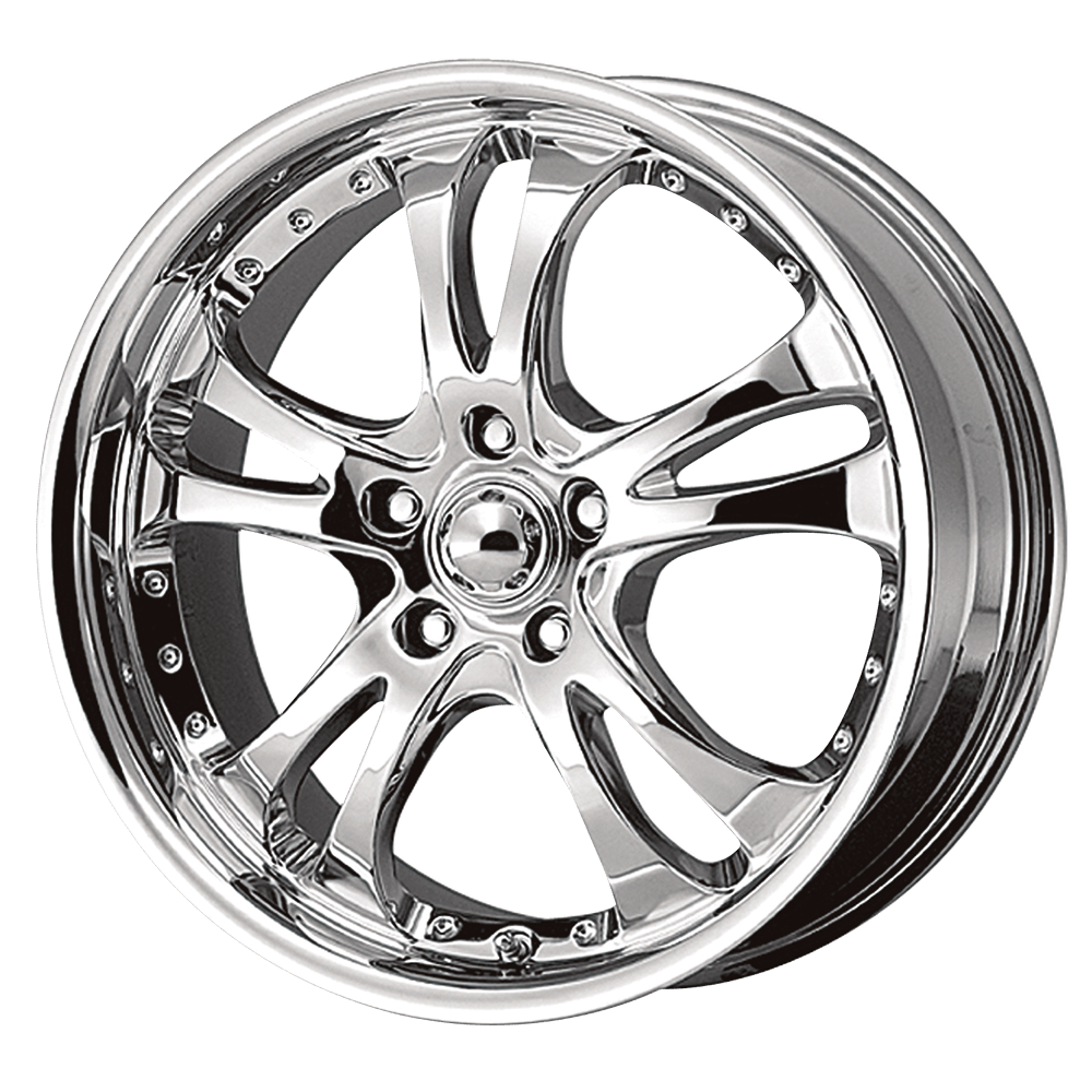 17x7.5 American Racing Wheels AR683 CASINO 4x100 45 offset 72.56 hub CHROME - AR68377549