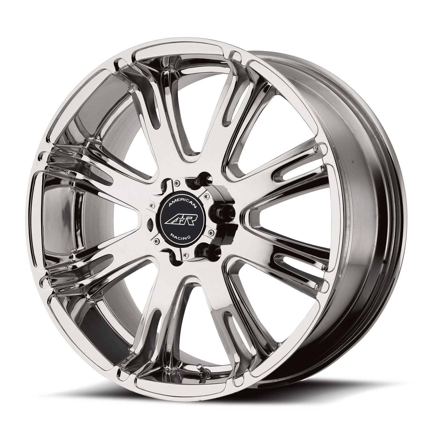 17x8.5 American Racing Wheels AR708 6x139.7 20 offset 106.1 hub BLACK - AR70878568520