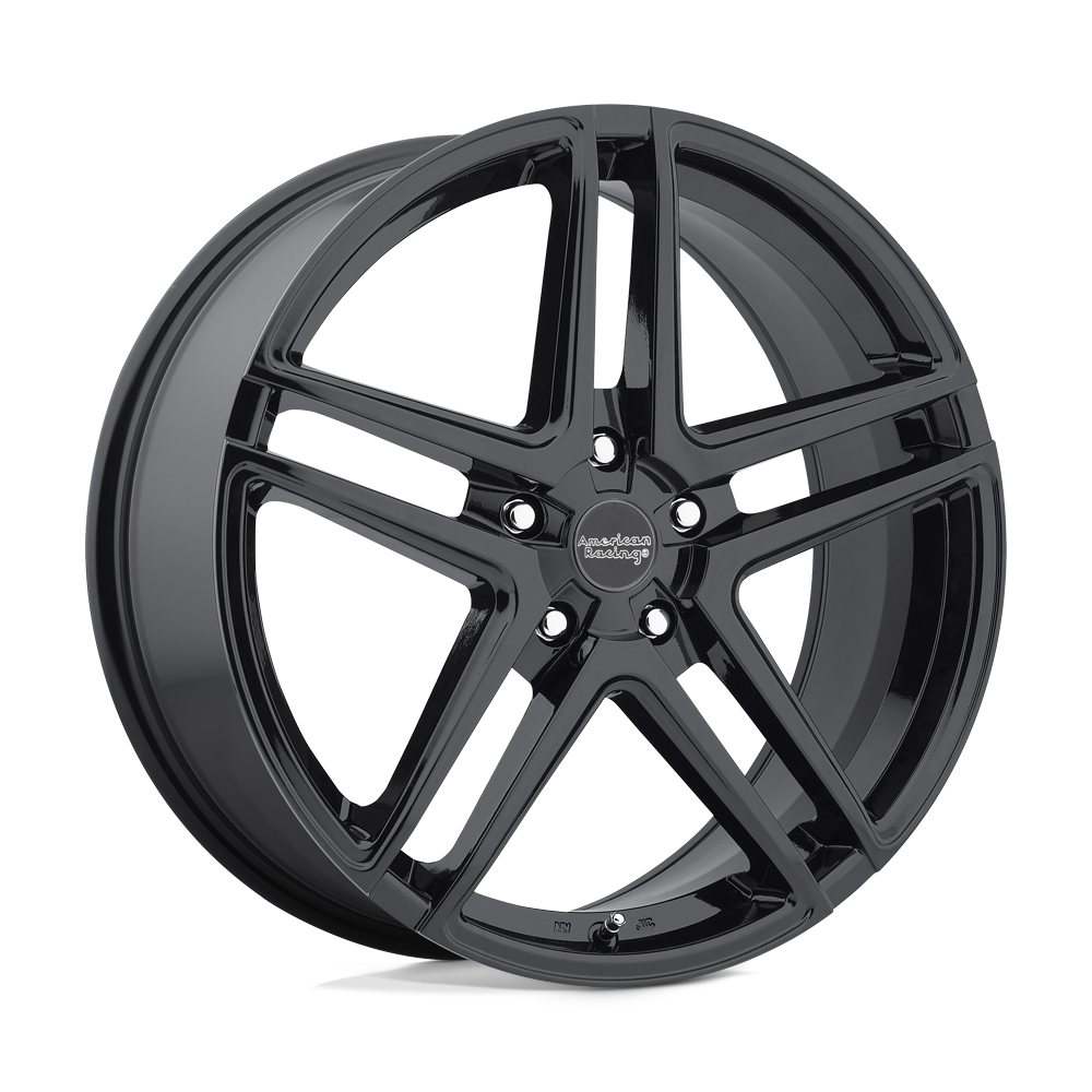 17x7.5 American Racing Wheels AR907 5x114.3 42 offset 72.56 hub BLACK - AR90777512342