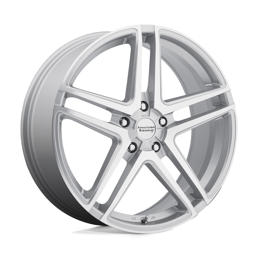 17x7.5 American Racing Wheels AR907 5x112 42 offset 72.56 hub SILVER - AR90777556442