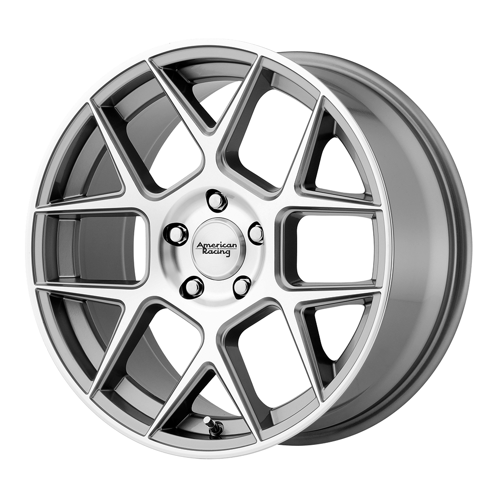 18x8.5 American Racing Wheels AR913 APEX 5x114.3 40 offset 72.56 hub MACHINED - AR91388512440