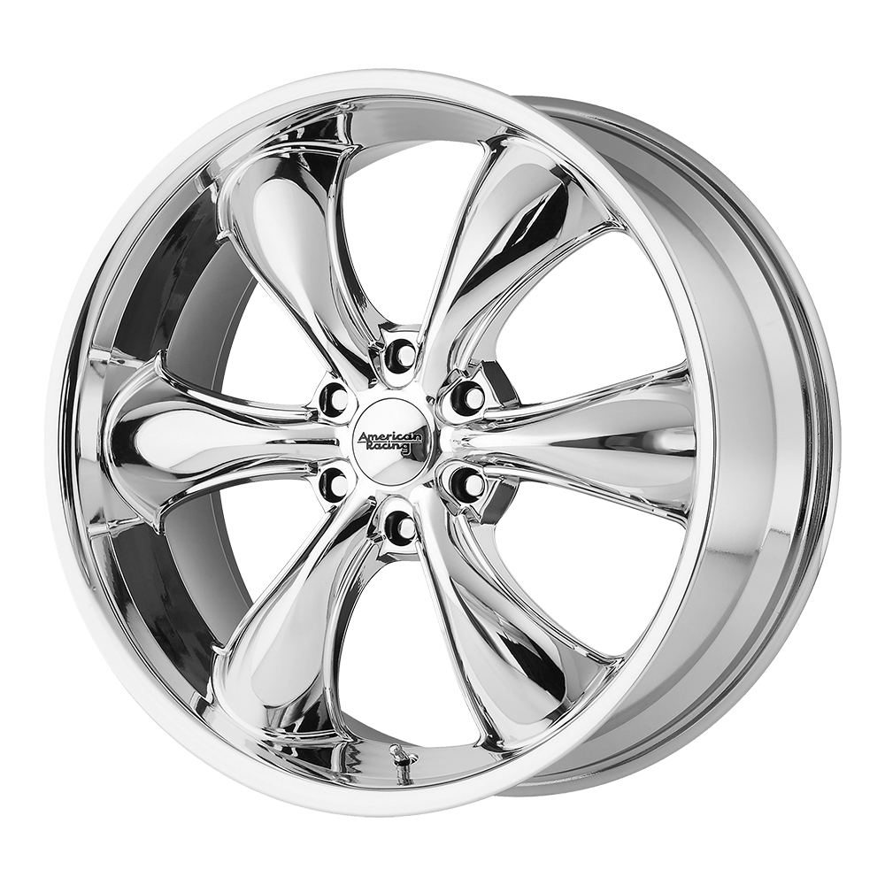 18x8.5 American Racing Wheels AR914 TT60 TRUCK 6x139.7 15 offset 106.1 hub CHROME - AR91488568815