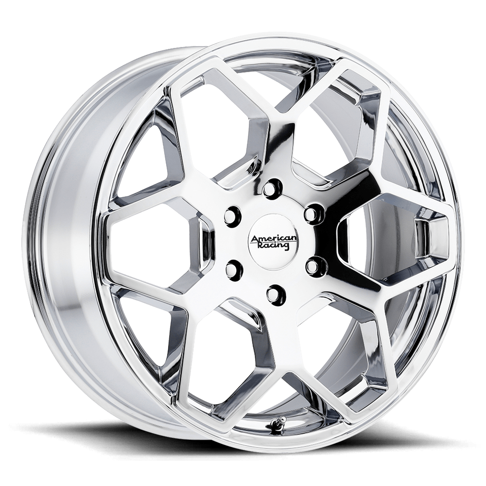 20x8.5 American Racing Wheels AR916 6x139.7 35 offset 106.1 hub CHROME - AR91628568235