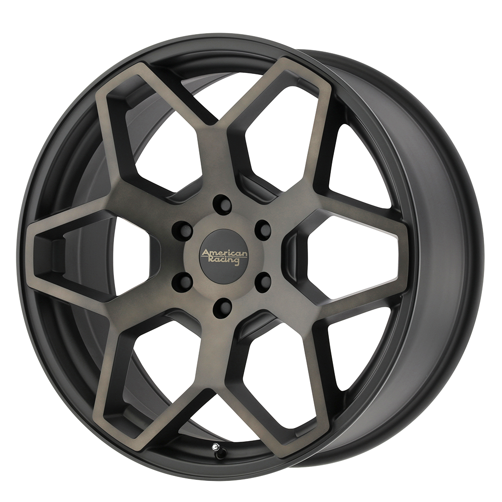 22x9 American Racing Wheels AR916 6x139.7 15 offset 106.1 hub BLACK - AR91622968915