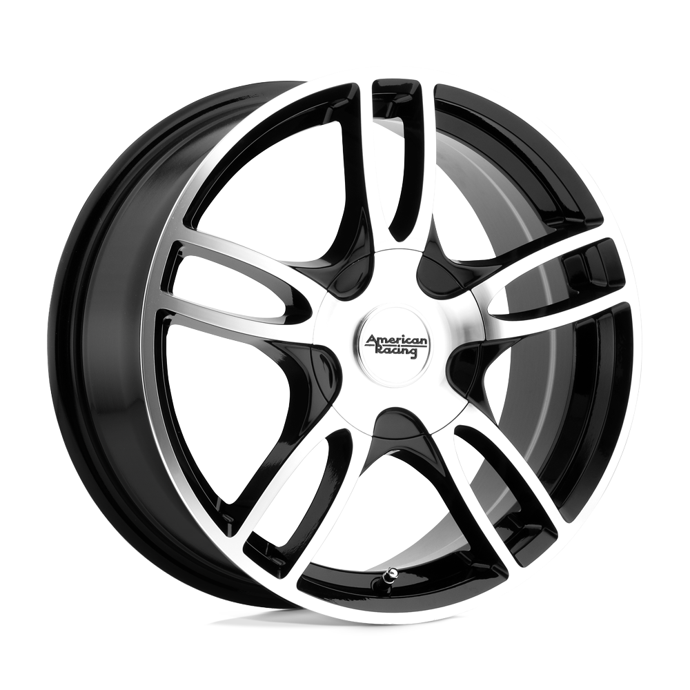 17x7.5 American Racing Wheels AR919 ESTRELLA 2 5x114.3/5x120 45 offset 74.1 hub BLACK - AR91977517345