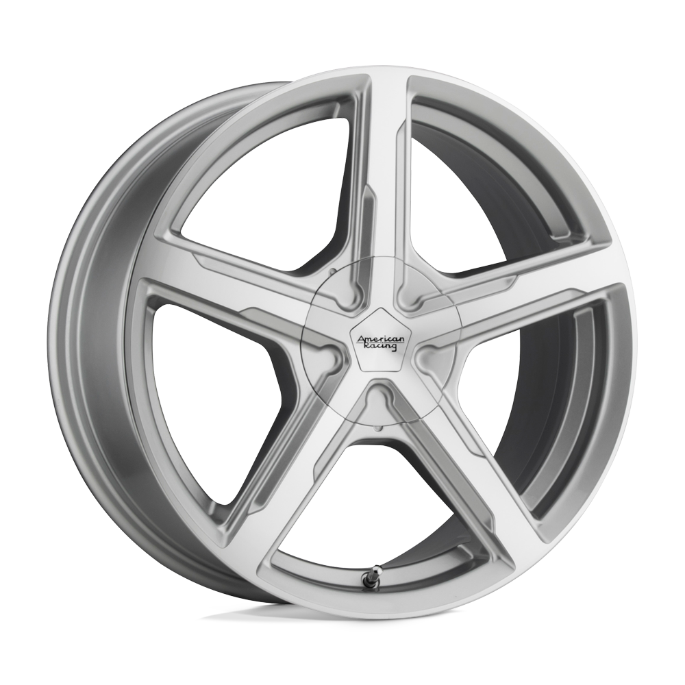 17x8 American Racing Wheels AR921 TRIGGER 5x115 15 offset 72.56 hub SILVER - AR92178015415