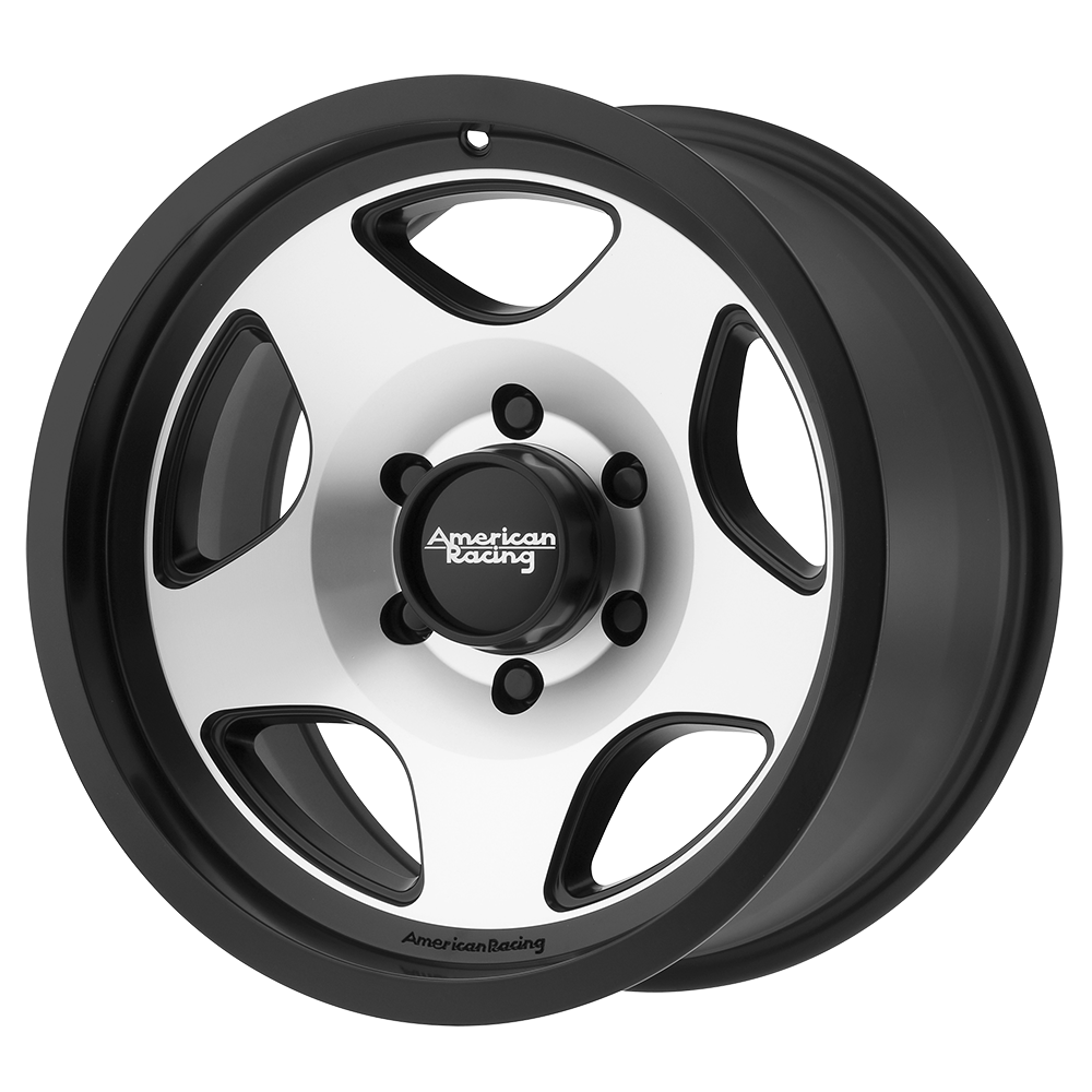 17x8 American Racing Wheels AR923 MOD 12 5x139.7 0 offset 108 hub BLACK - AR92378055500
