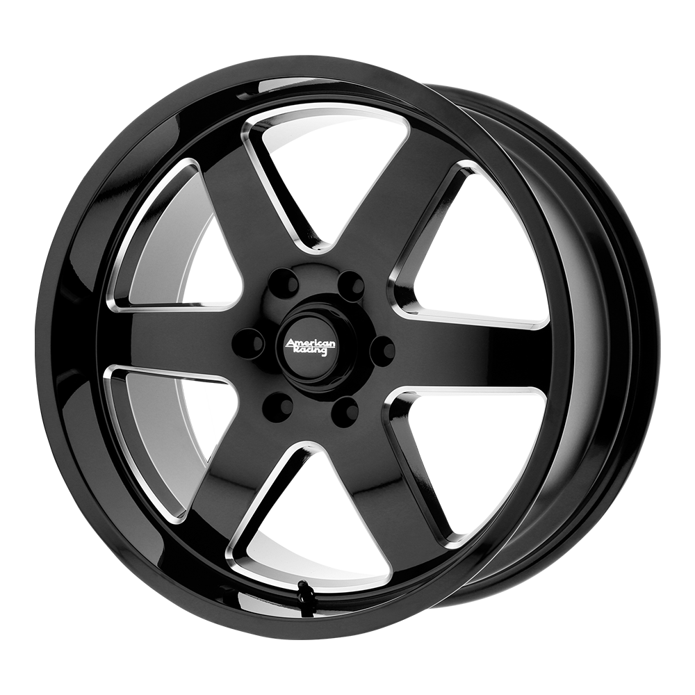 18x9 American Racing Wheels AR926 PATROL 6x139.7 12 offset 106.1 hub BLACK - AR92689068312