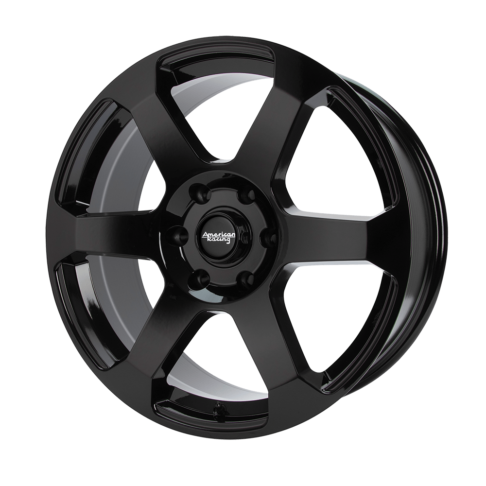 18x8.5 American Racing Wheels AR931 6x132 12 offset 74.5 hub BLACK - AR93188572330