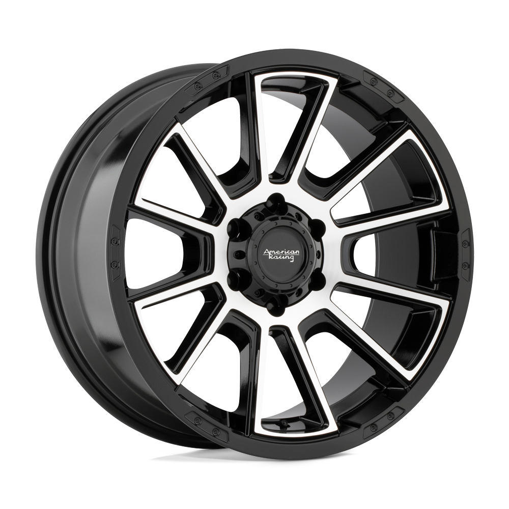 20x9 American Racing Wheels AR933 INTAKE 5x150 18 offset 110.1 hub BLACK - AR93329058518