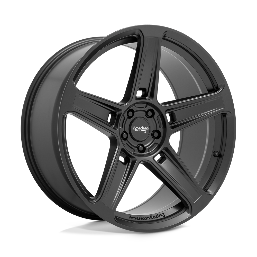 20x10.5 American Racing Wheels AR936 5x115 22 offset 72.56 hub BLACK - AR93620515722