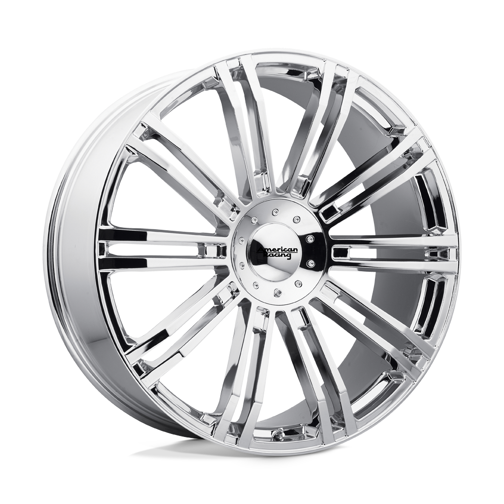 20x8.5 American Racing Wheels AR939 D2 5x114.3/5x120 35 offset 74.1 hub CHROME - AR93928517235