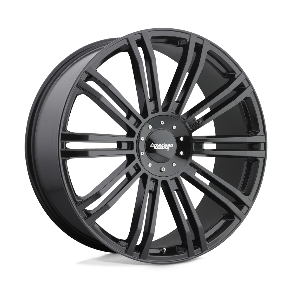 22x9.5 American Racing Wheels AR939 D2 6x135/6x139.7 35 offset 100.3 hub BLACK - AR93922966335