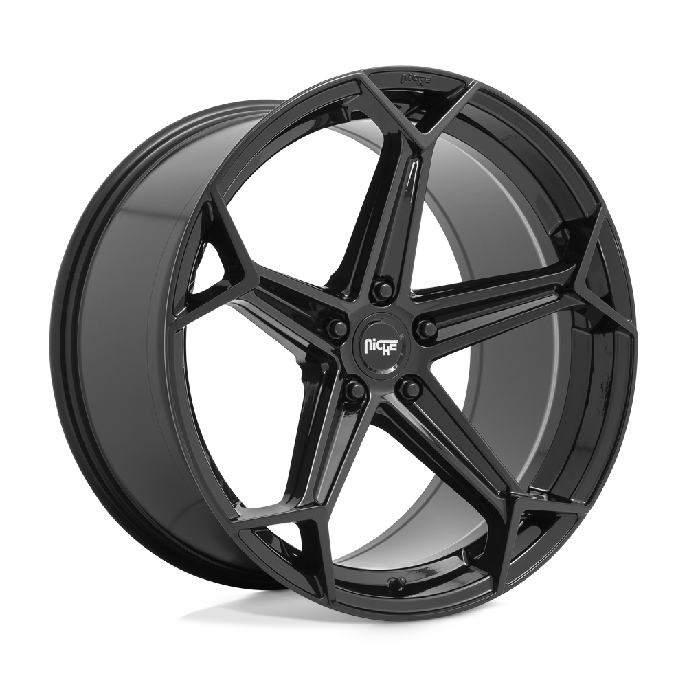 20x10.5 Niche Wheels N258 ARROW 5x120 35 offset 72.56 hub BLACK - M258200521+35