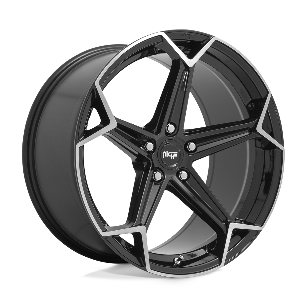 20x10.5 Niche Wheels N259 ARROW 5x112 27 offset 66.56 hub BLACK - M2592005F8+27