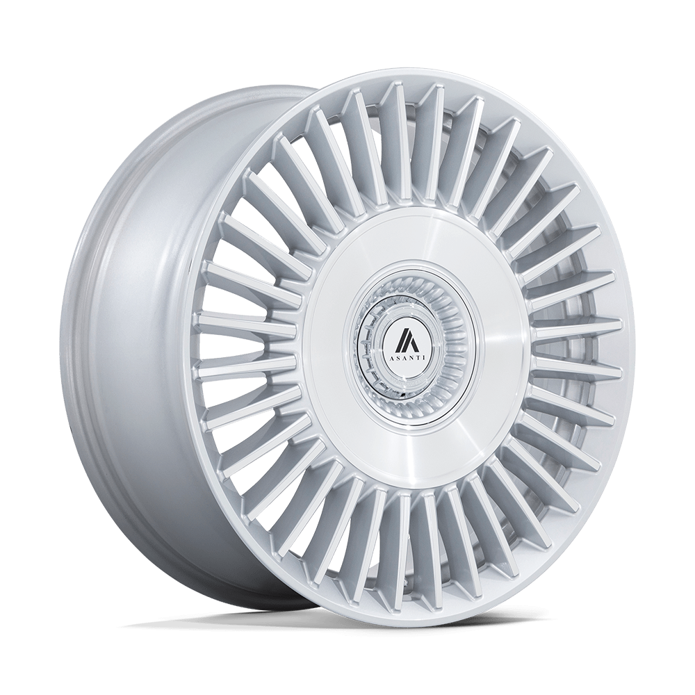 20x10.5 Asanti Black Label Wheels AB040 TIARA 5x108/5x112 45 offset 72.56 hub SILVER - AB040SD20052245