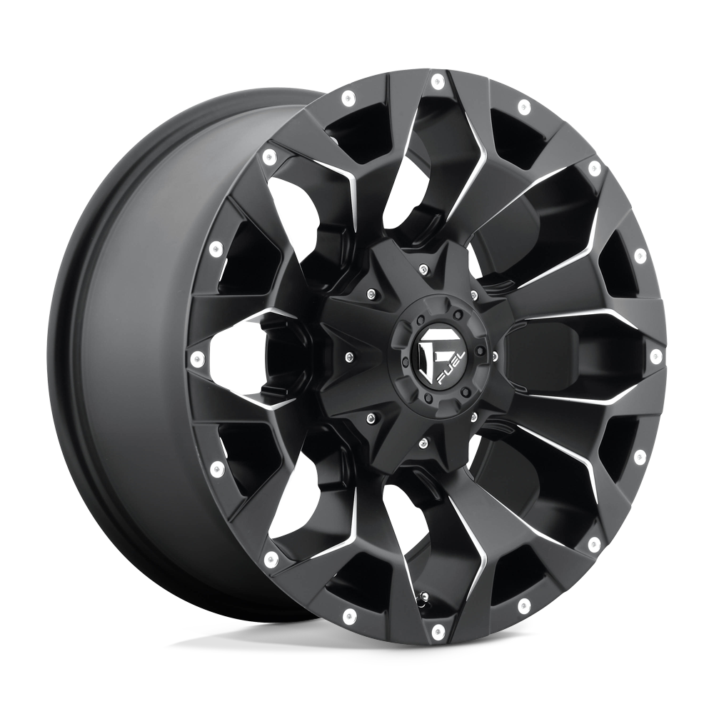 18x9 Fuel Offroad Wheels D546 ASSAULT 6x135/6x139.7 -13 offset 106.1 hub BLACK - D54618909844