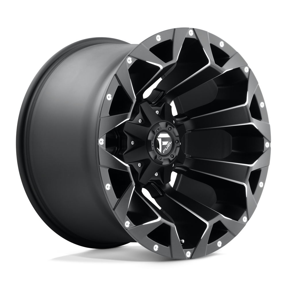 20x12 Fuel Offroad Wheels D546 ASSAULT 6x135/6x139.7 -43 offset 106.1 hub BLACK - D54620209847