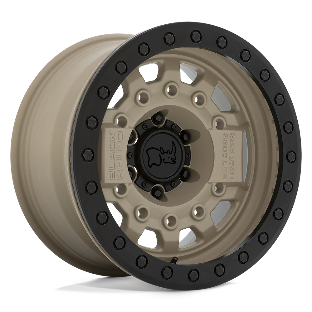 17x8.5 Black Rhino Hard Alloys AVENGER BEADLOCK 6x139.7 0 offset 112.1 hub SPECIAL COATED - 1785AVG006140D12