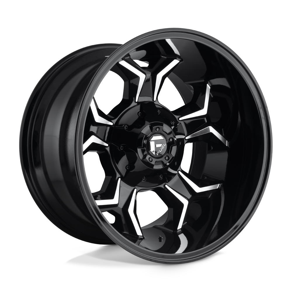 20x12 Fuel Offroad Wheels D606 AVENGER 8x165.1 -44 offset 125.1 hub BLACK - D60620208247