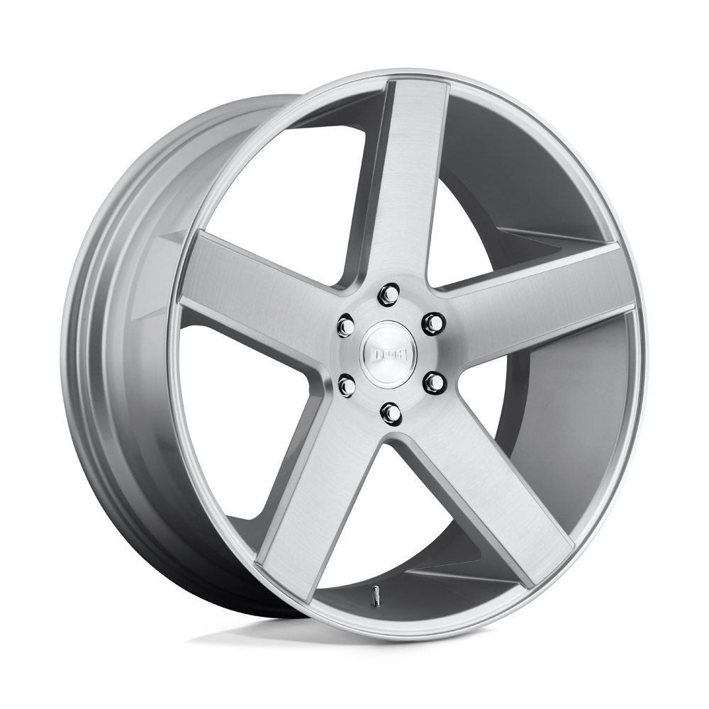 26x10 DUB Wheels S218 BALLER 5x139.7 26 offset 78.1 hub SILVER - S218260085+26
