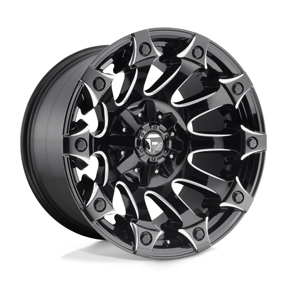 20x12 Fuel Offroad Wheels D578 BATTLE AXE 6x135/6x139.7 -44 offset 106.1 hub BLACK - D57820209847