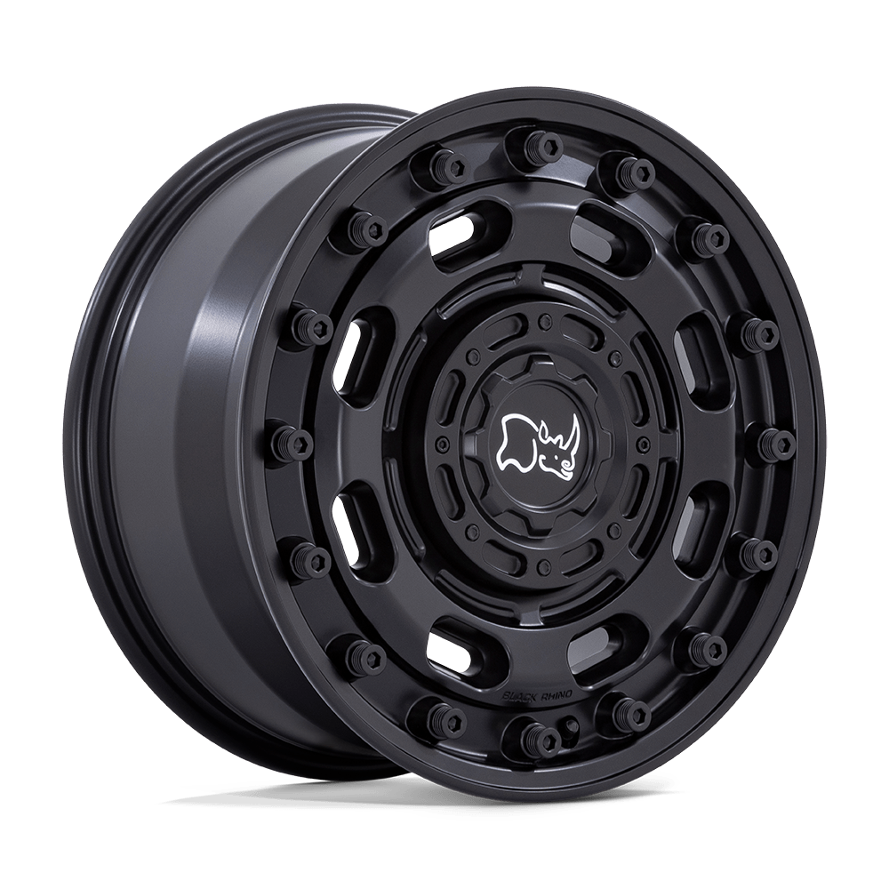 17x8 Black Rhino Hard Alloys ATLAS 6x130 38 offset 84.1 hub BLACK - BR007MX17803838