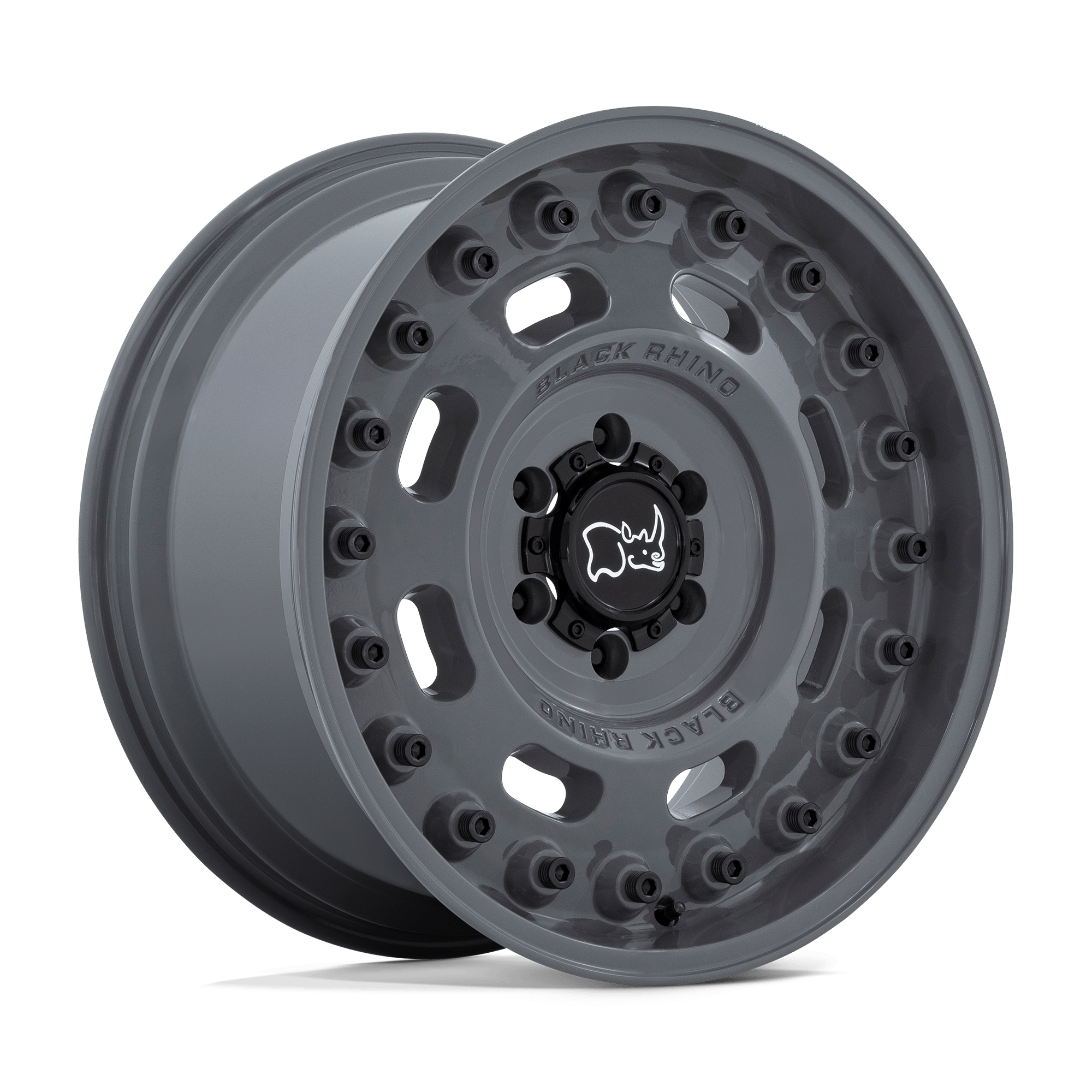 20x9.5 Black Rhino Hard Alloys AXLE 6x139.7 -18 offset 112.1 hub GRAY - 2095AXL-86140G12