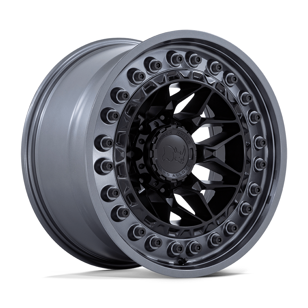 20x10 Black Rhino Hard Alloys ALPHA 8x170 -18 offset 125.1 hub BLACK - BR008MA20108718N