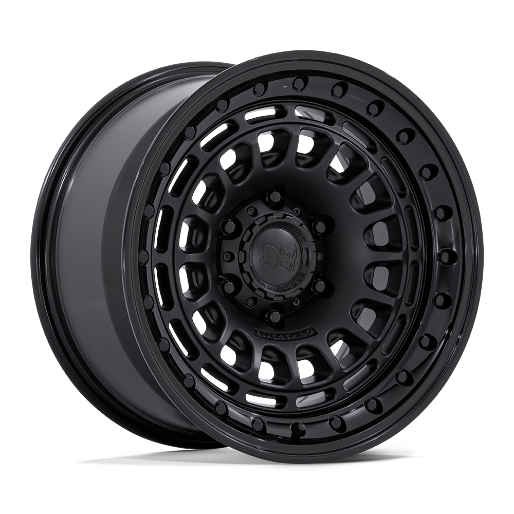 17x9 Black Rhino Hard Alloys BR014 SAHARA 6x139.7 0 offset 106.1 hub BLACK - BR014MB17906800