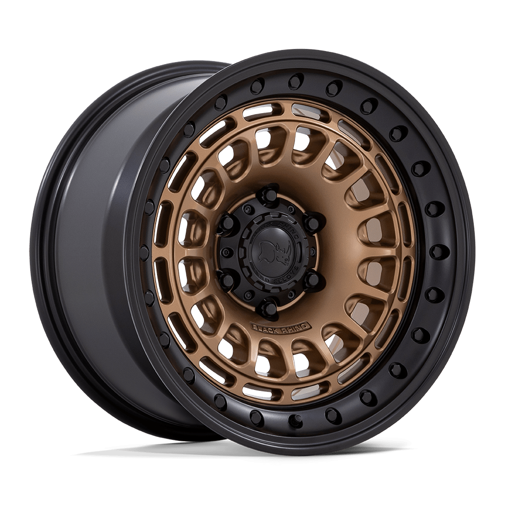 17x9 Black Rhino Hard Alloys BR014 SAHARA 5x127 -12 offset 71.5 hub BLACK - BR014ZB17905012N