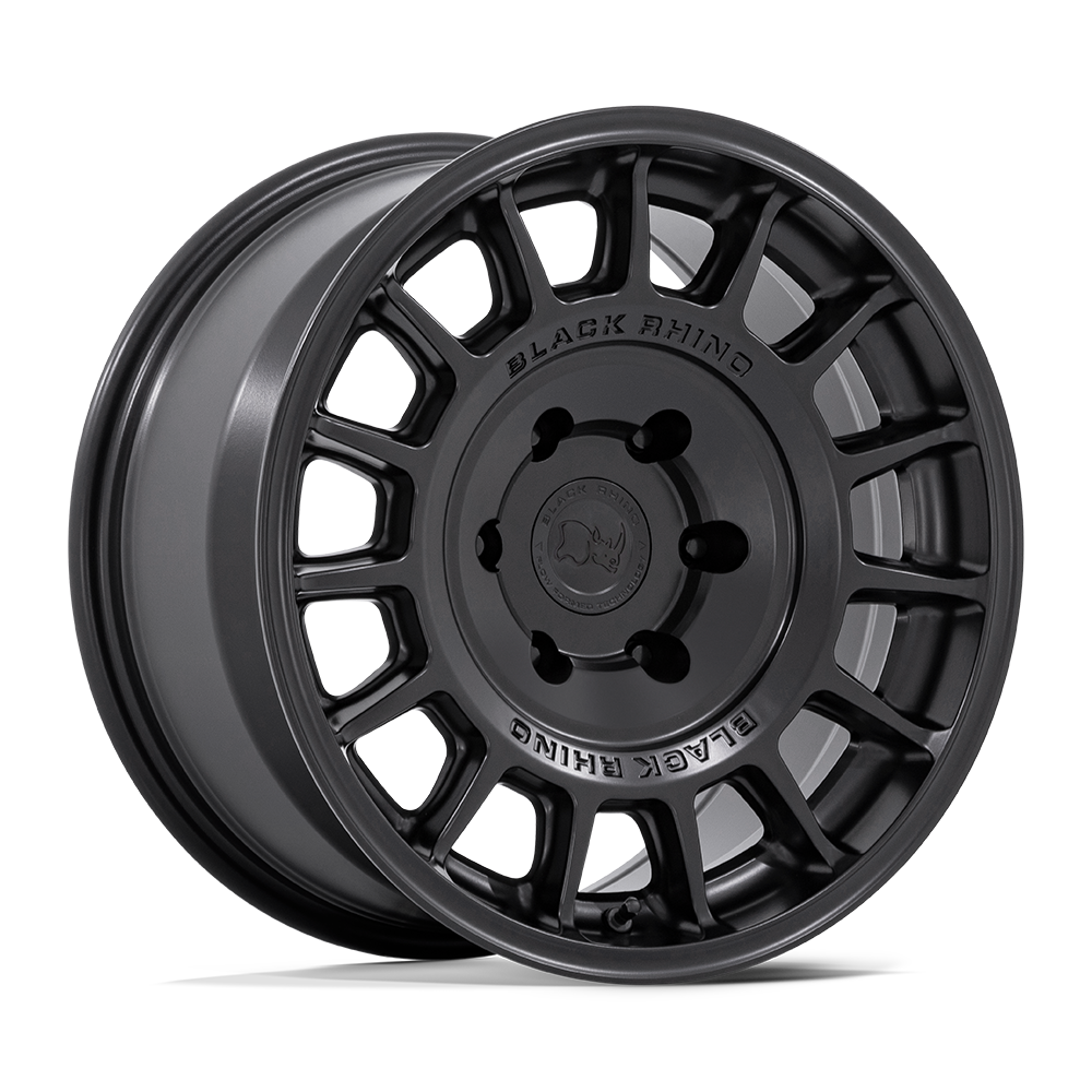 17x8.5 Black Rhino Hard Alloys BR015 VOLL 5x127 25 offset 71.5 hub BLACK - BR015MX17855025
